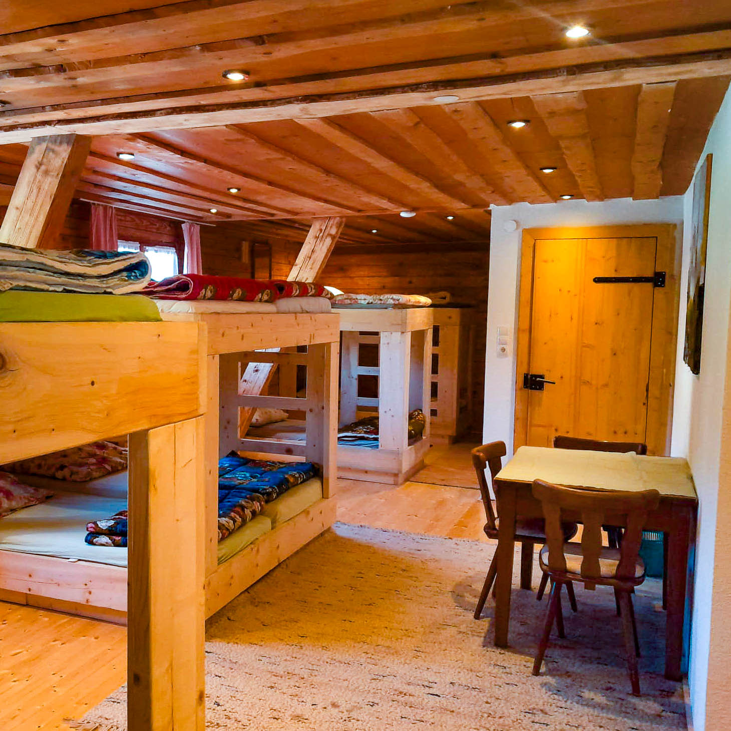 Group bedroom in the lodge